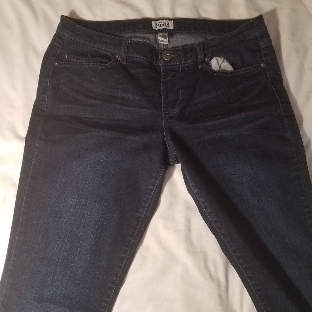 A pair of very nice muddy jeans new without tags